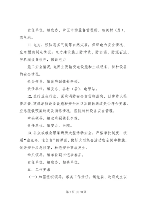 乡镇安全生产专项整治工作方案.docx