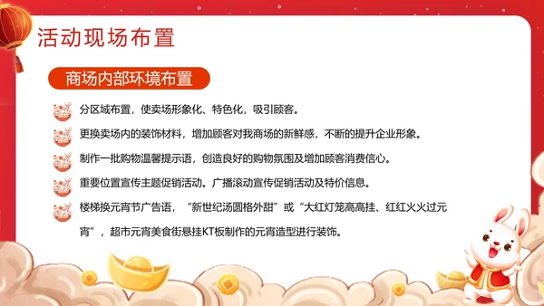 商场兔年欢度闹元宵节暖场活动方案通用PPT模板