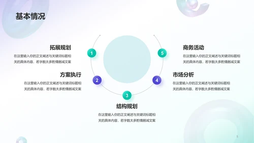 绿紫创意酷炫渐变工作总结PPT