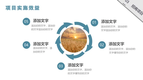 乡村振兴城乡融合绿色生态之城通用PPT模板