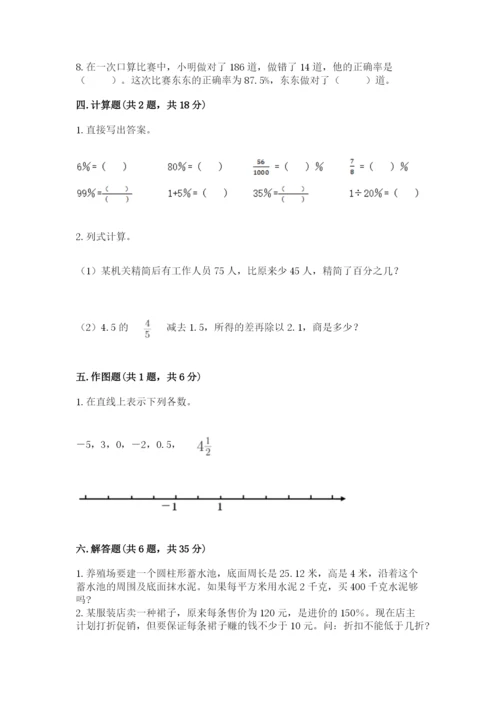 人教版六年级下册数学期末测试卷精品【考点梳理】.docx