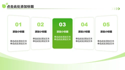 绿色简约风大学生三下乡社会实践纪实PPT模板