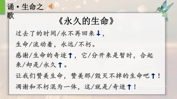 16 散文二篇  永久的生命 课件