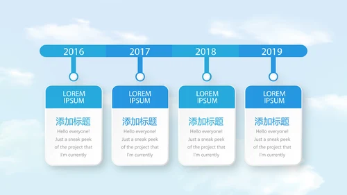 金融保险行业保险公司年年终总结动态PPT模板