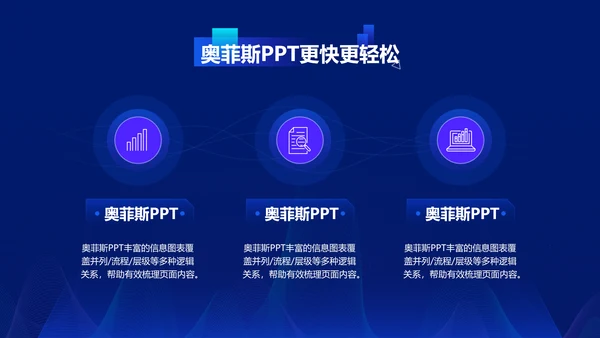 科技风蓝色课程培训展示PPT