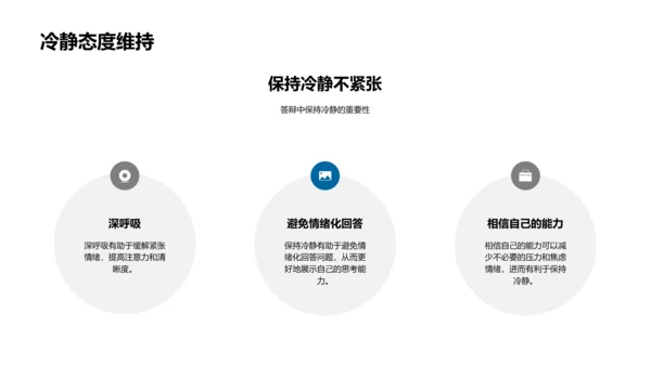 答辩技巧解析PPT模板