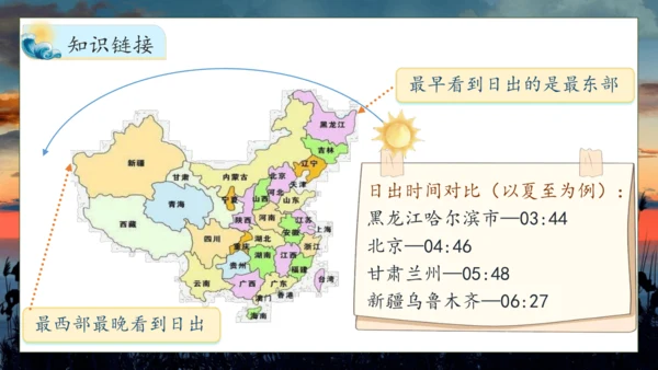 【核心素养】部编版语文四年级下册-16.海上日出 第1课时（课件）