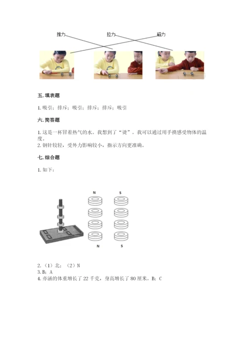 教科版二年级下册科学知识点期末测试卷含答案（巩固）.docx