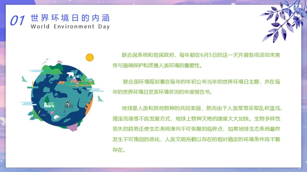 世界环境日通用PPT课件