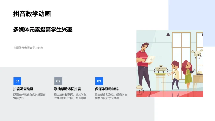 拼音教学新策略PPT模板