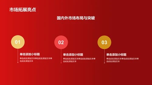红色喜庆风企业表彰PPT模板