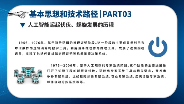 人工智能AI机器人通用PPT模板