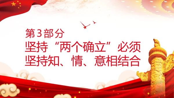 领悟两个确立做到两个维护党建党课PPT