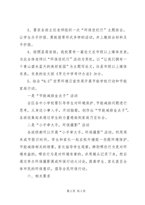 召开环保世纪行活动动员大会.docx