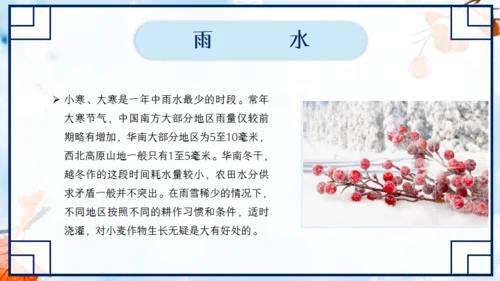 大寒中国风扇形创意通用PPT模板