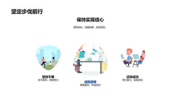 初中新学期导向PPT模板