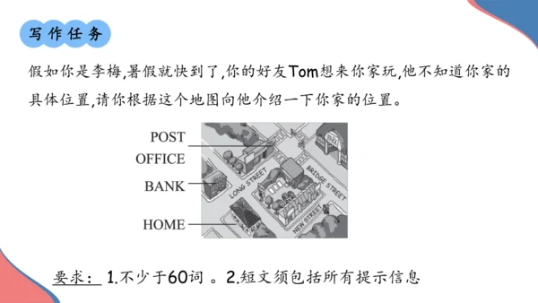 Unit 8 Is there a post office  near here单元复习课件（词组+