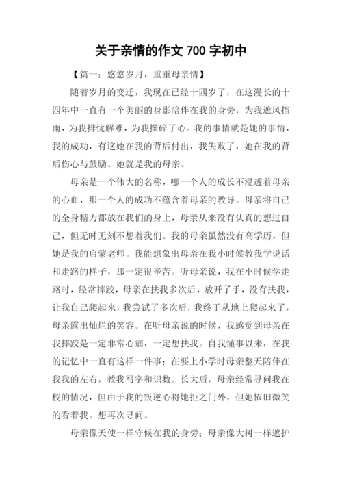 关于亲情的作文700字初中.docx