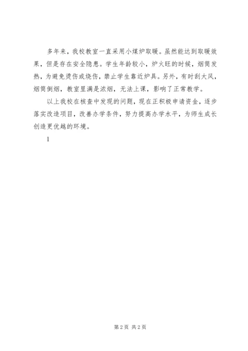 学校办学条件核查报告.docx