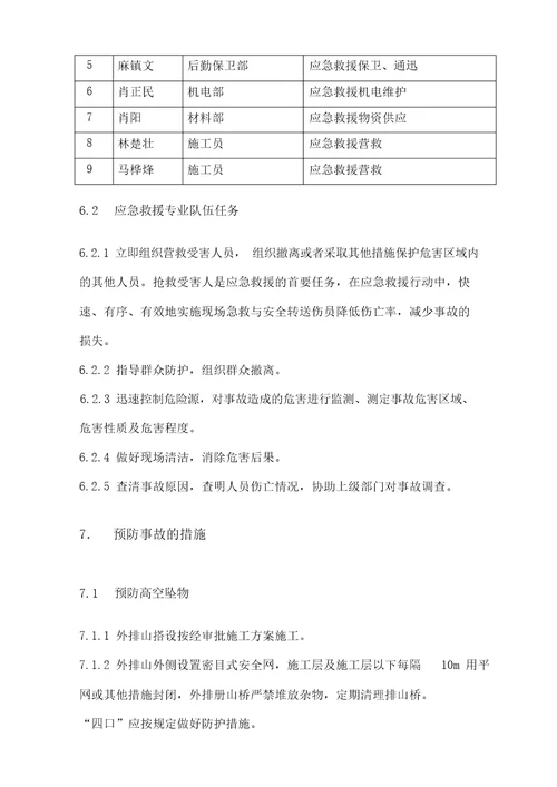 建筑工地应急救援演练计划