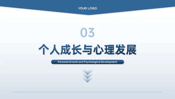 蓝色商务风结业报告PPT模板