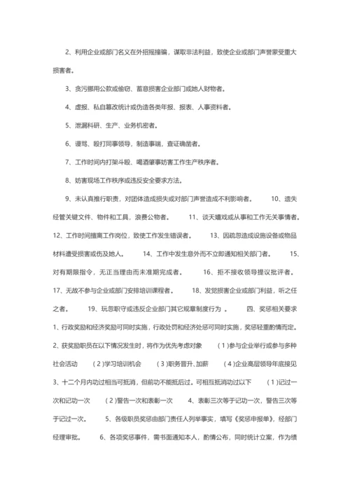 公司部门管理标准规章核心制度.docx