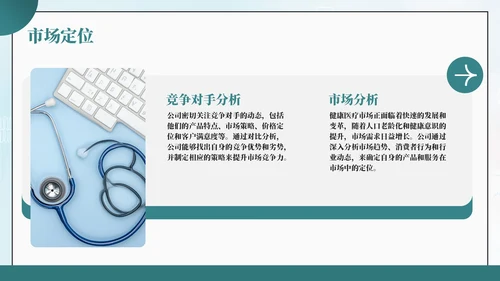 绿色商务风健康生活共同守护健康医疗公司简介公司介绍PPT模板