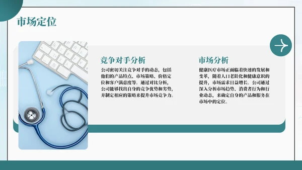 绿色商务风健康生活共同守护健康医疗公司简介公司介绍PPT模板