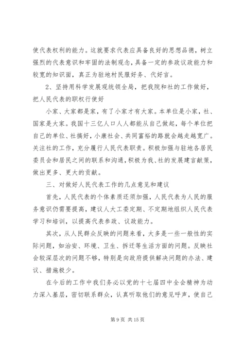 人大代表述职的评议表.docx