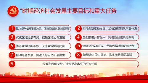 红色大气乡镇村支部书记述职报告PPT