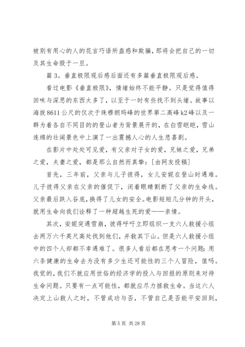 垂直极限观后感优选12篇.docx