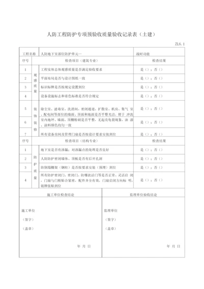 6人防工程防护专项预验收质量验收记录表ZL6..docx