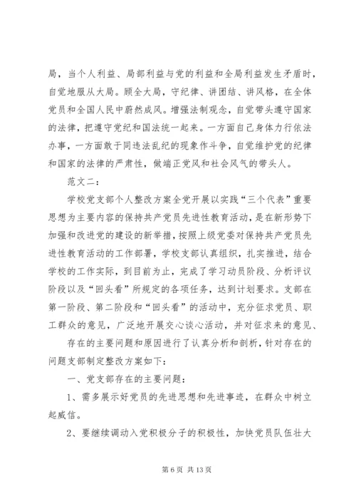 党员领导干部查摆问题及整改清单.docx