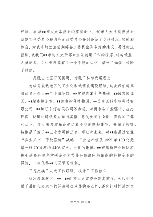 人大工作考察体会报告.docx