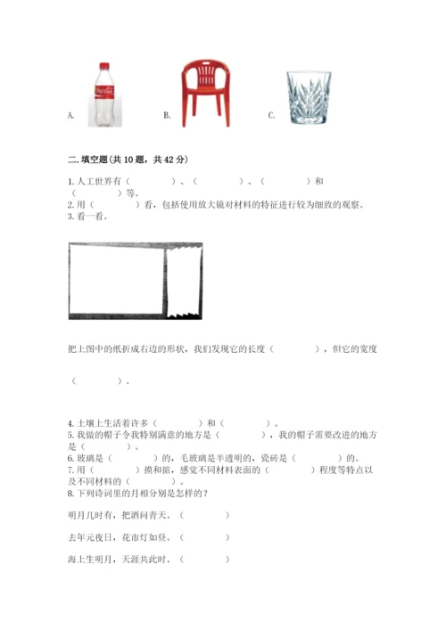 教科版科学二年级上册期末测试卷（全国通用）.docx