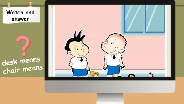 Module 3 Unit 2 Point to the desk 课件(共28张PPT)