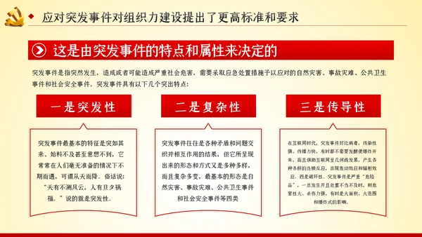 党的组织力建设党建党课PPT模板