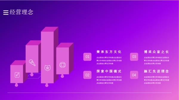 商业计划书紫色城市夜景通用PPT模板