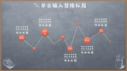 新学期家长动员会黑板风通用PPT模板