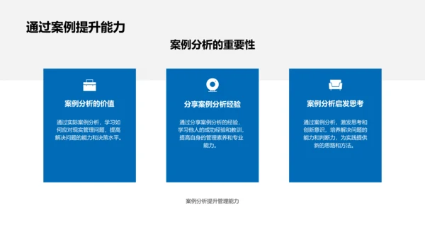 商业案例管理分析PPT模板