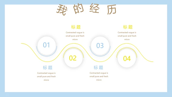 卡通可爱儿童个人简历自我介绍成长档案动态PPT模板