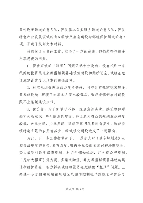 乡镇规划管理委员会工作汇报.docx