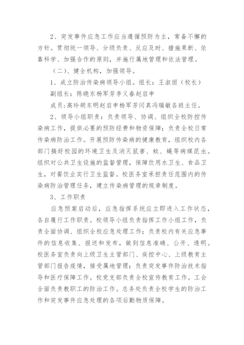 传染病突发事件应急预案.docx