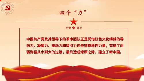 红色党政红色大气传承红色基因争做时代新人党课PPT