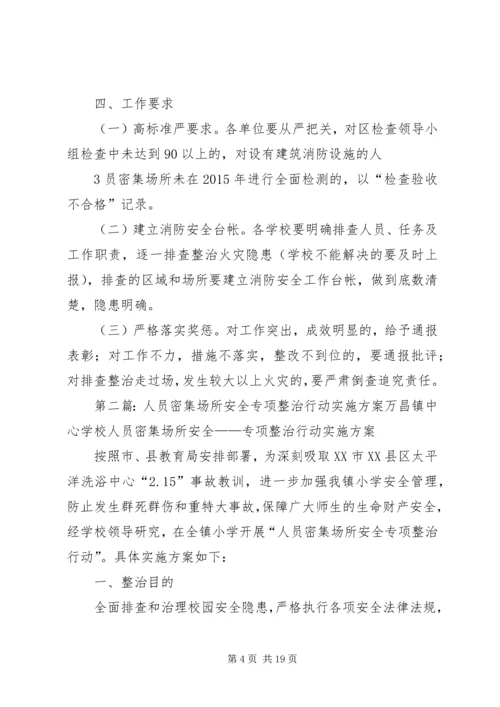 人员密集场所安全管理工作实施方案.docx