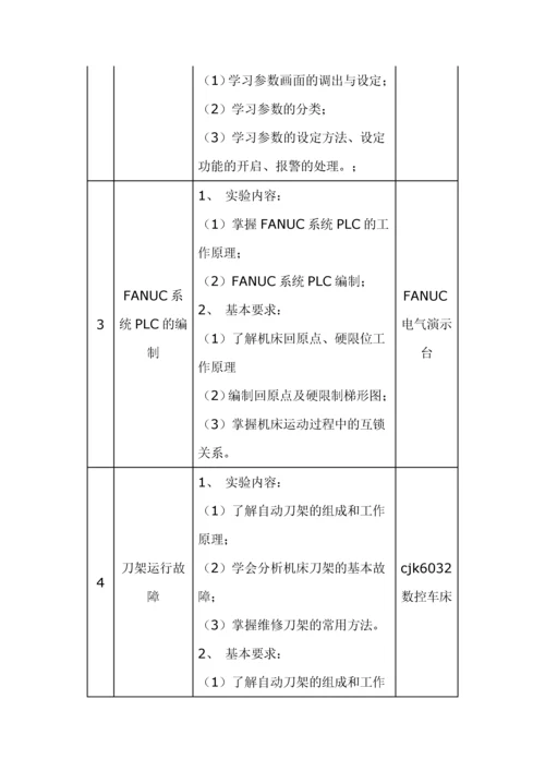 数控机床故障诊断与维修教学大纲.docx