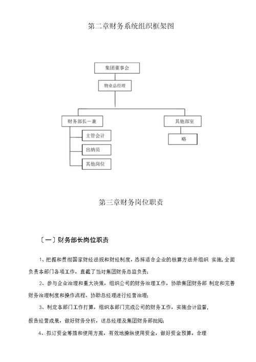 某物业公司财务管理制度