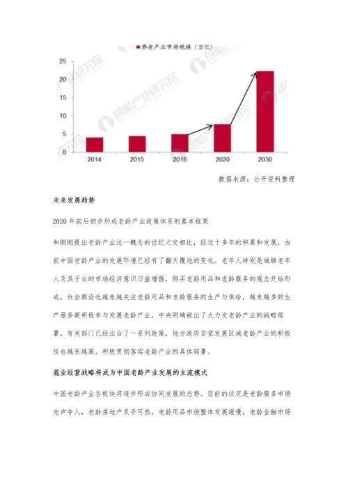 养老产业发展现状分析-国内产业市场规模发展迅速.docx