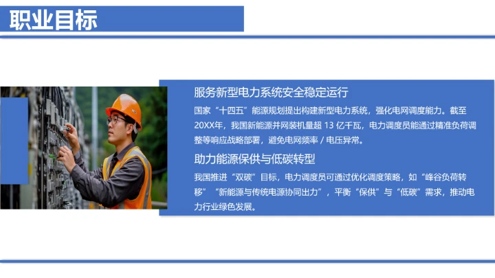 电气工程和自动化专业大学生求职个人能力综合展示职业生涯规划通用PPT模版