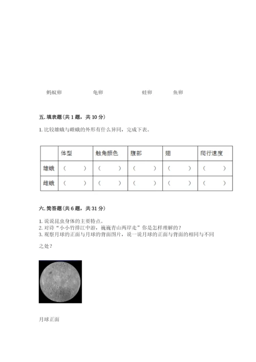 教科版小学科学三年级下册 期末测试卷必考.docx